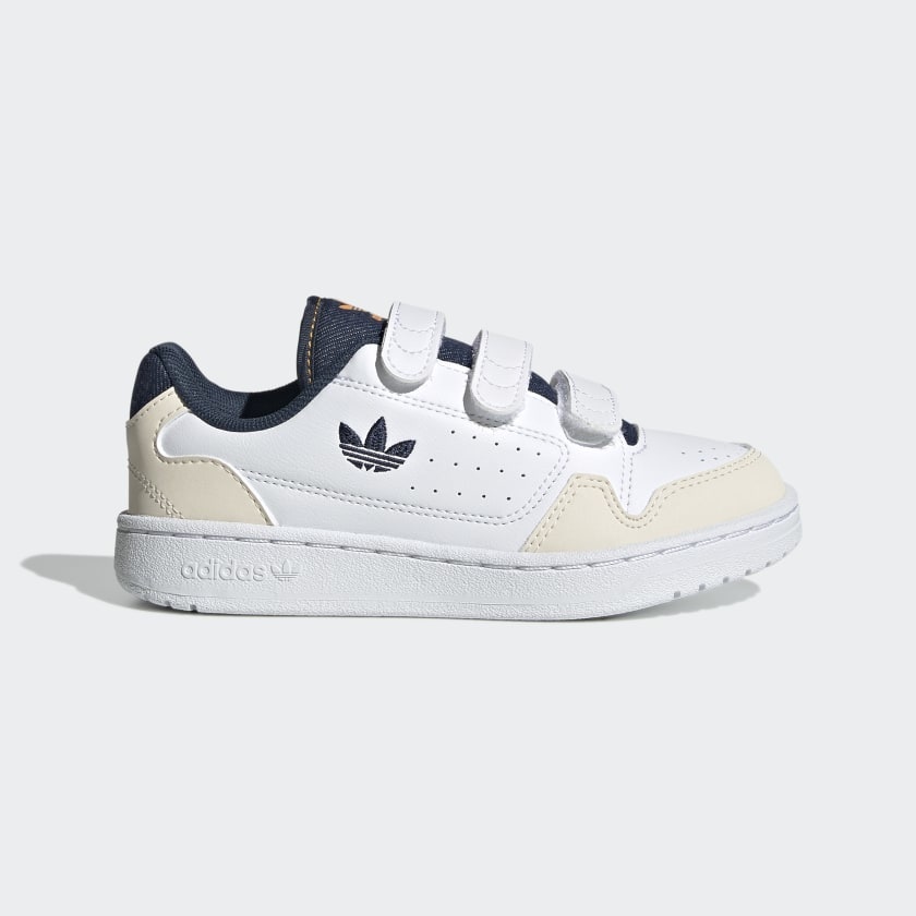 adidas Originals NY 90 CF I White / Pink - Fast delivery | Spartoo Europe !  - Shoes Low top trainers Child 45,00 €