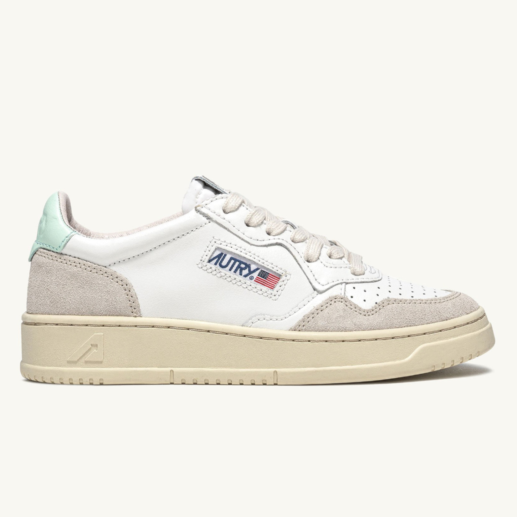 Low Leat/Suede Wht/Sal