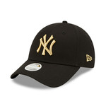 New Era 9Forty NY Metallic Logo BLKMTG