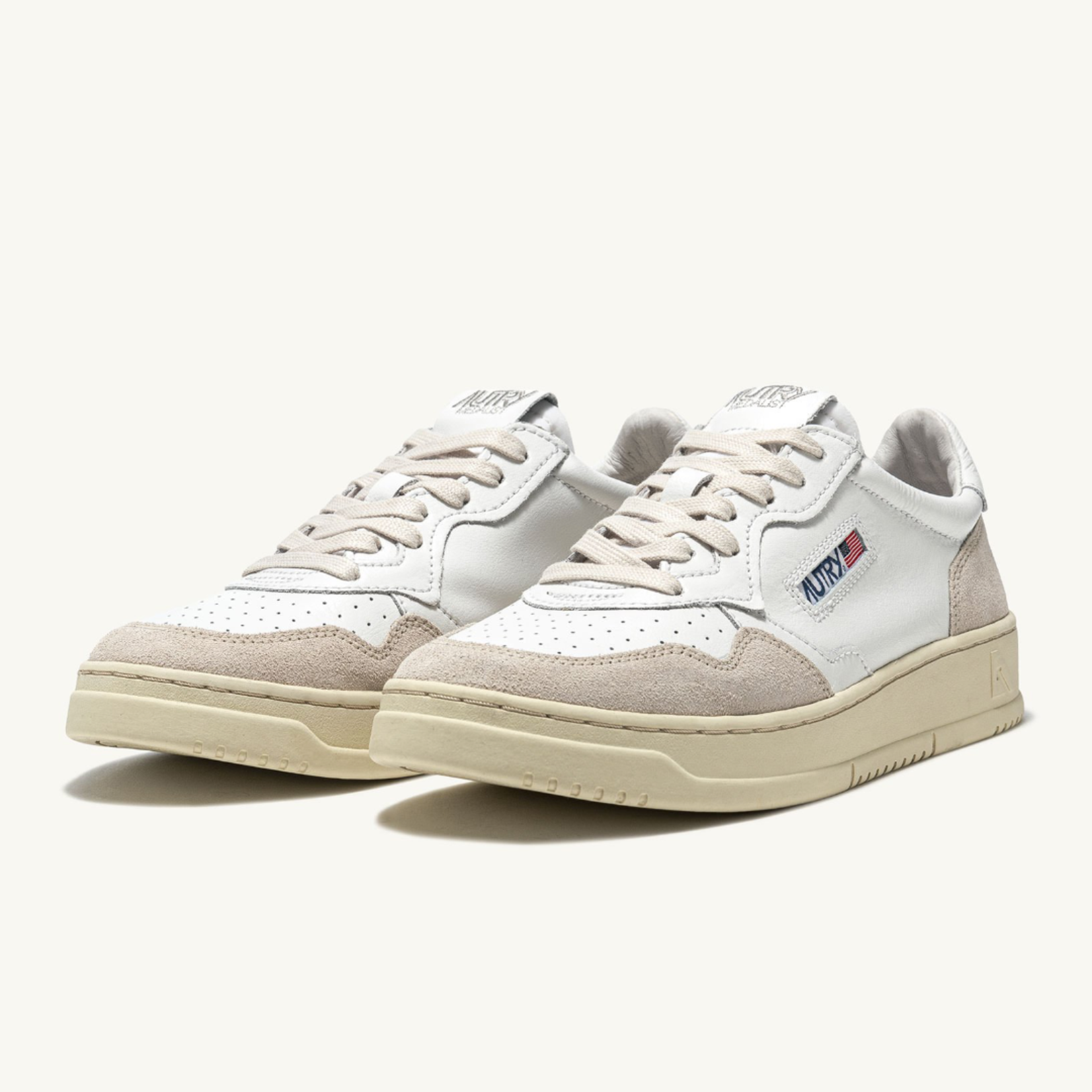 Low Leat/Suede White