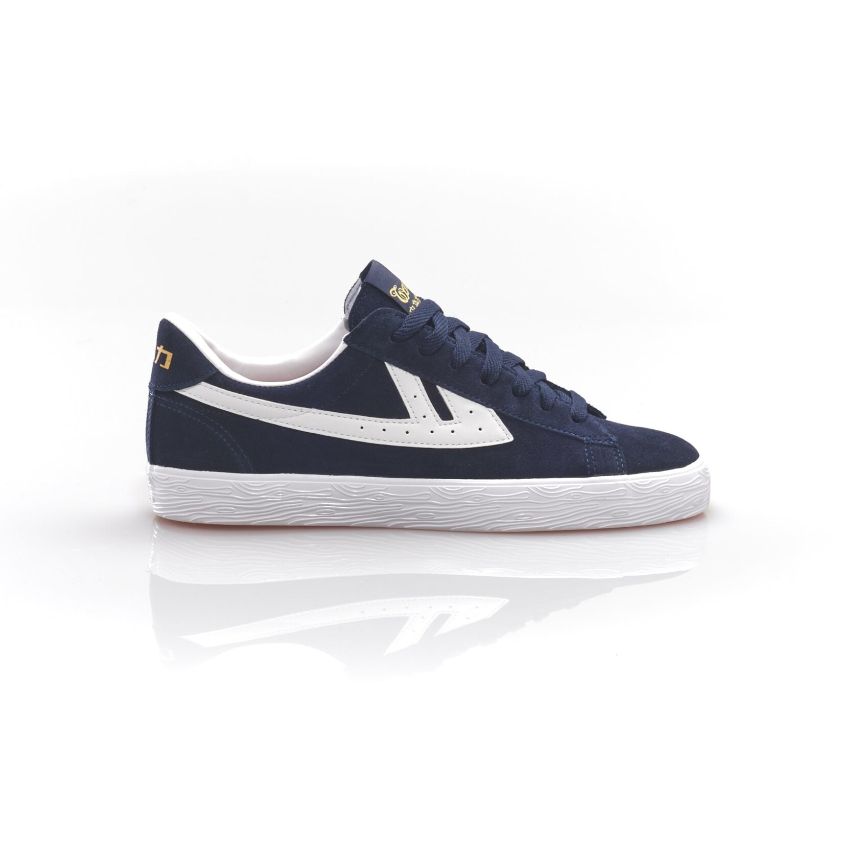 DIME Suede Navy/White