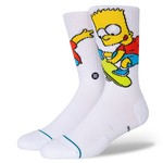 Stance Bart Simpson WHT (37 - 42)