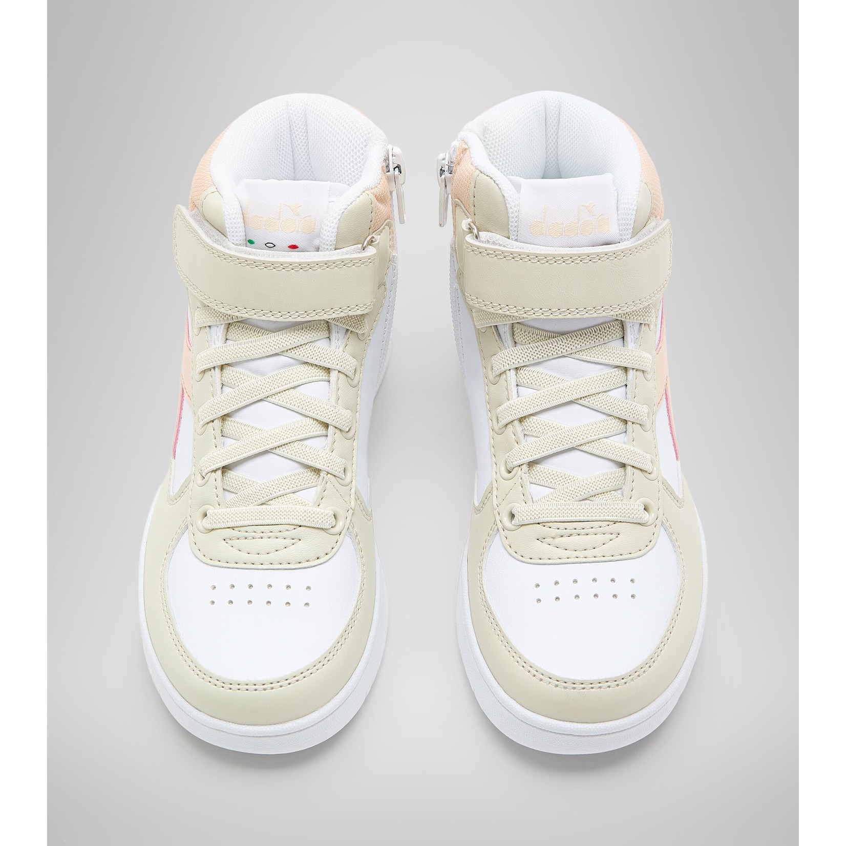 Raptor Mid PS White bone/Pastel rose