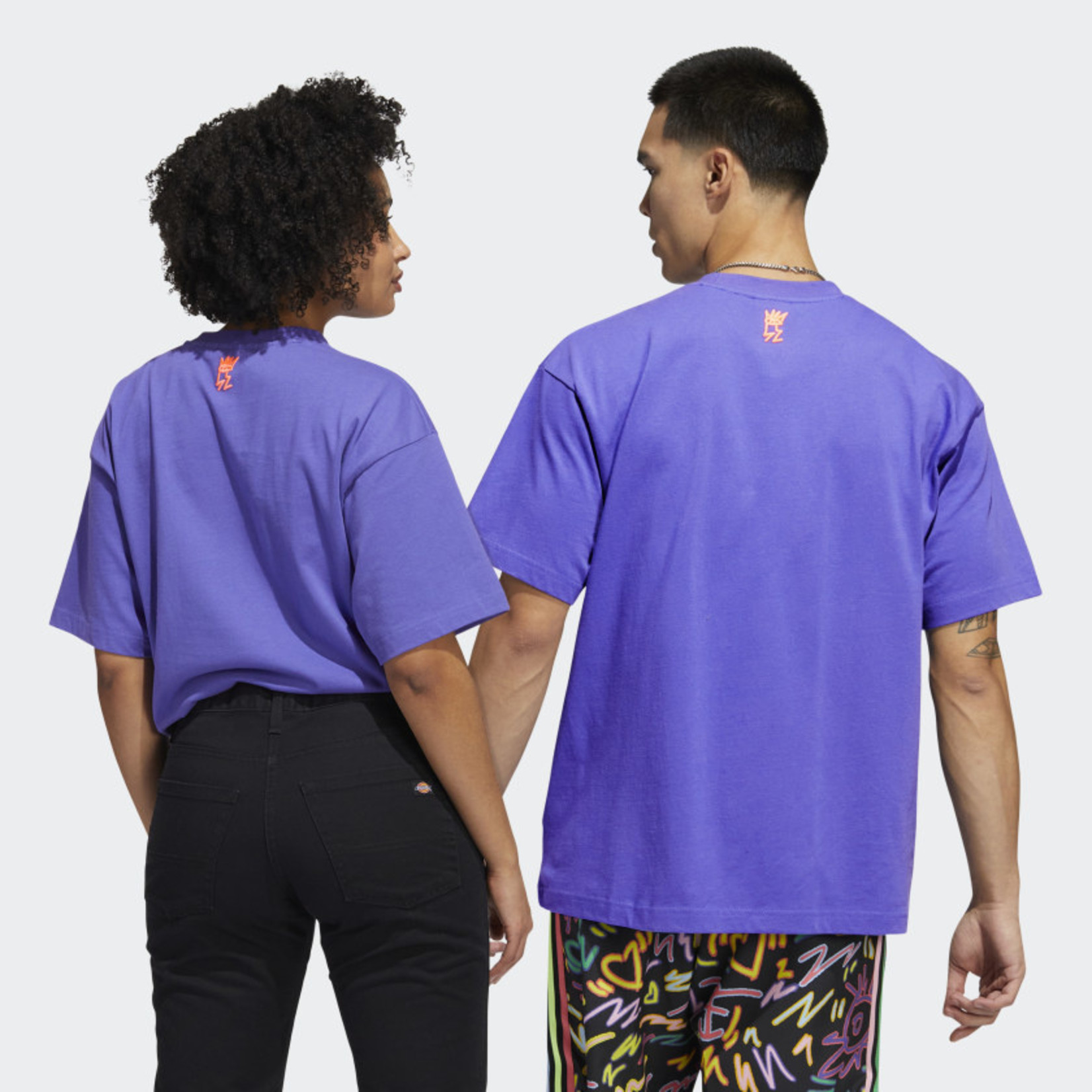 Adidas Loveuni Tref Tee Purple/Multco