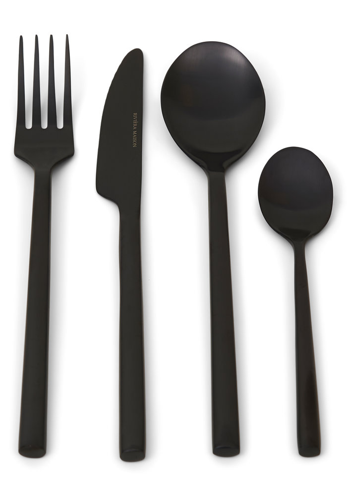 Rivièra Maison RM Loft Cutlery 4pcs Black