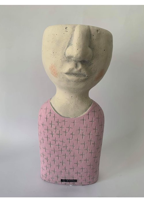 Rasteli Rasteli Nitwit Pink Cement Figuur