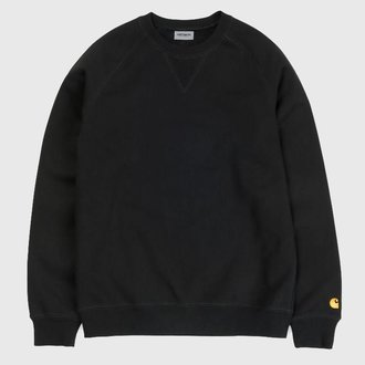 Carhartt WIP Chase Sweat Black Carhartt WIP Chase Sweat Black