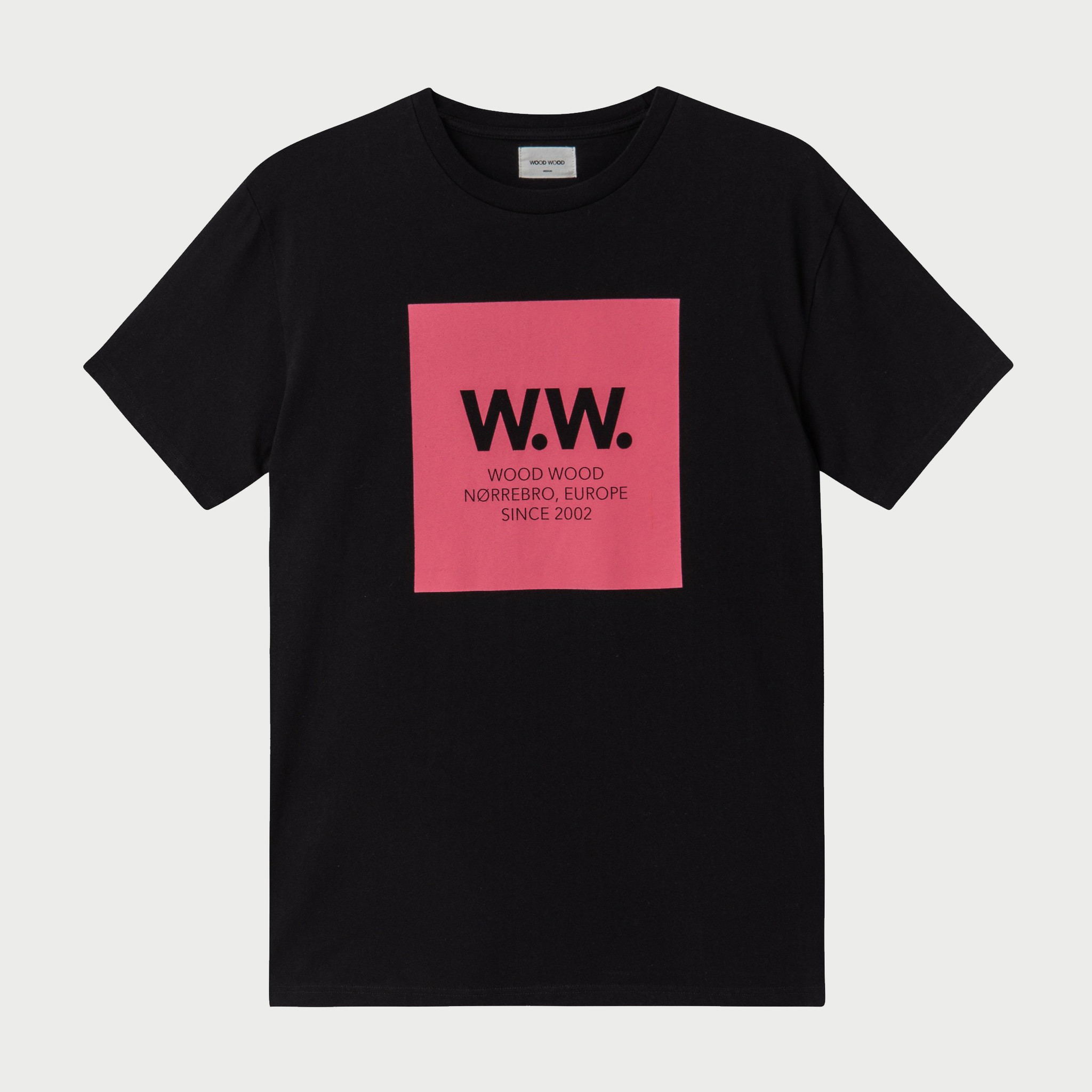 pendul Forsømme Tilsyneladende WoodWood WW Square T-Shirt Black - DIV. Amsterdam