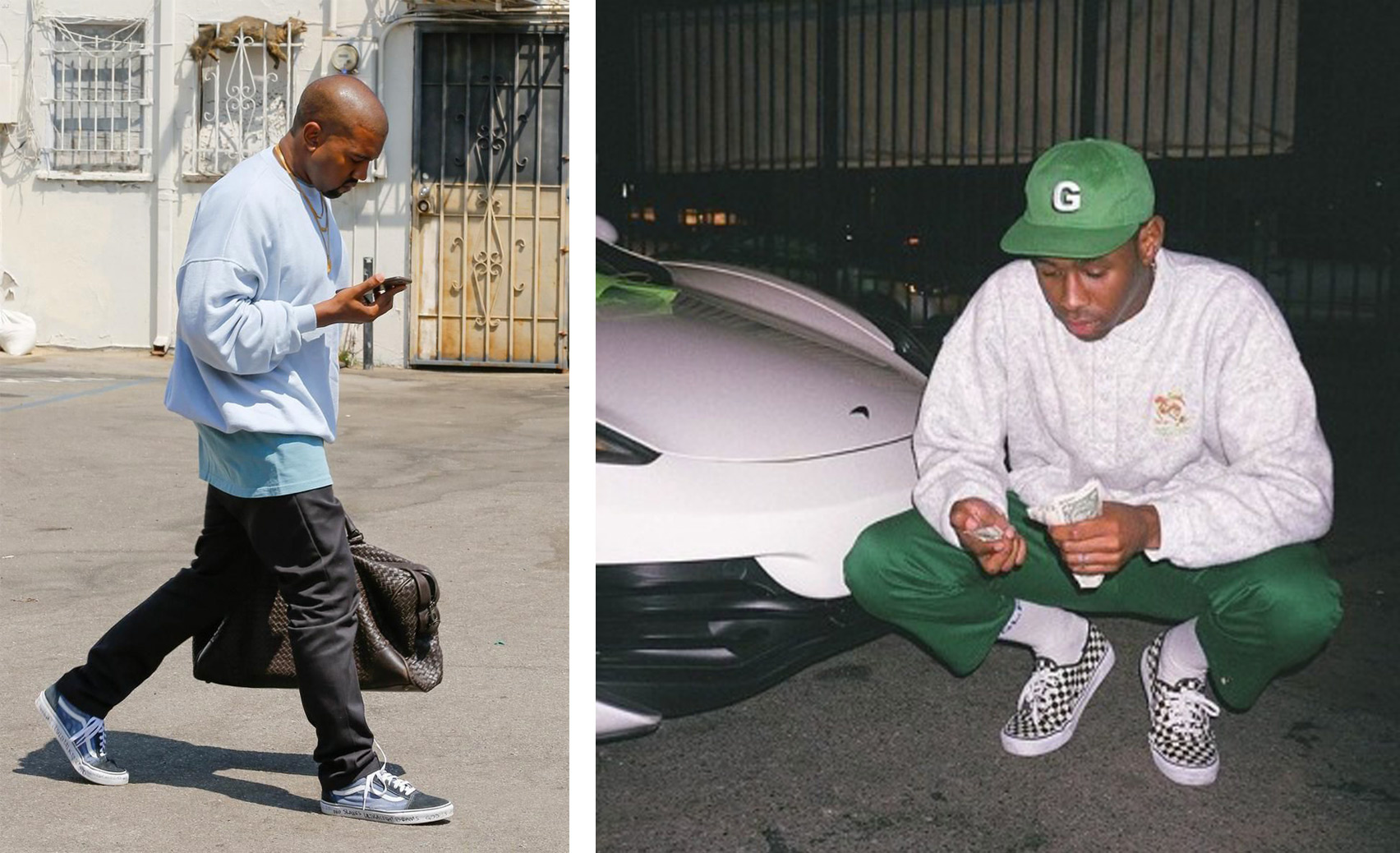 Kanye West Wearing Vans