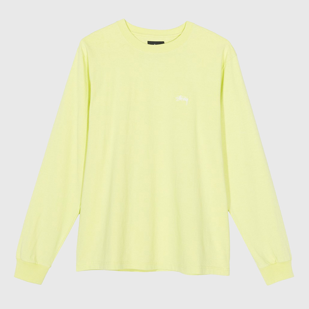 Stussy Stock Lime longsleeve