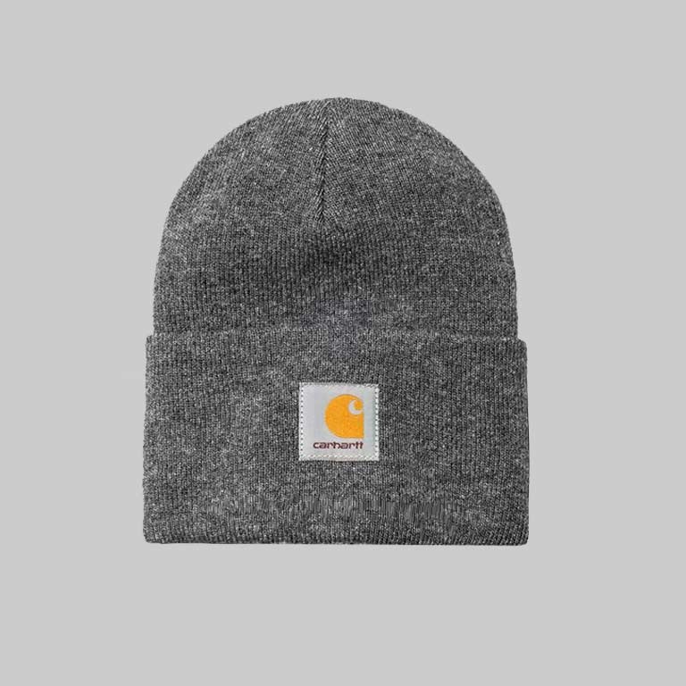 black and white carhartt beanie