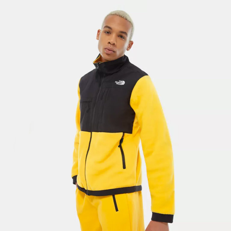 the north face denali yellow