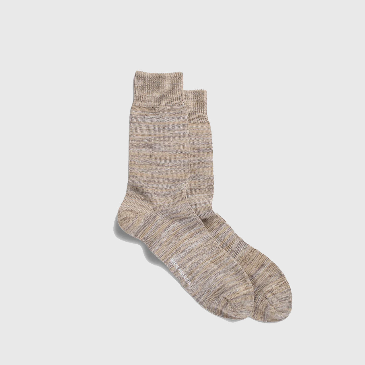 Norse Projects Bjarki Blend Socks Oatmeal - DIV. Amsterdam