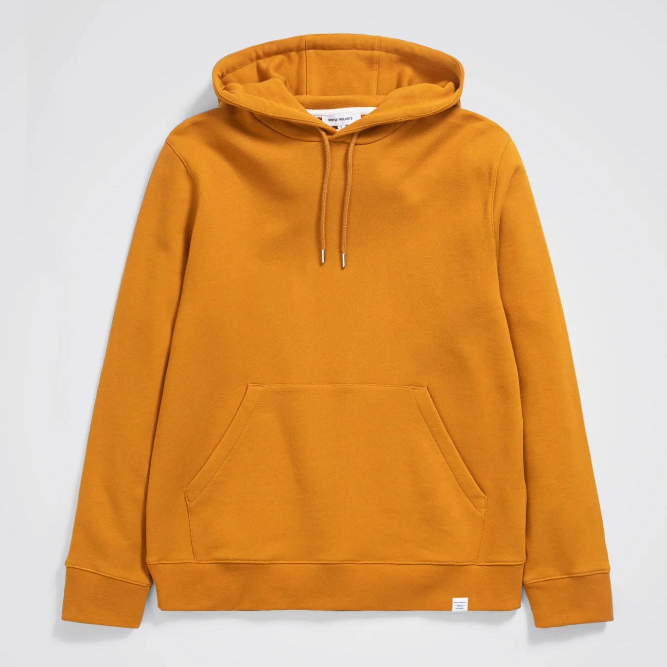 Norse Projects Arne Logo Hoodie Turmeric Yellow - DIV. Amsterdam