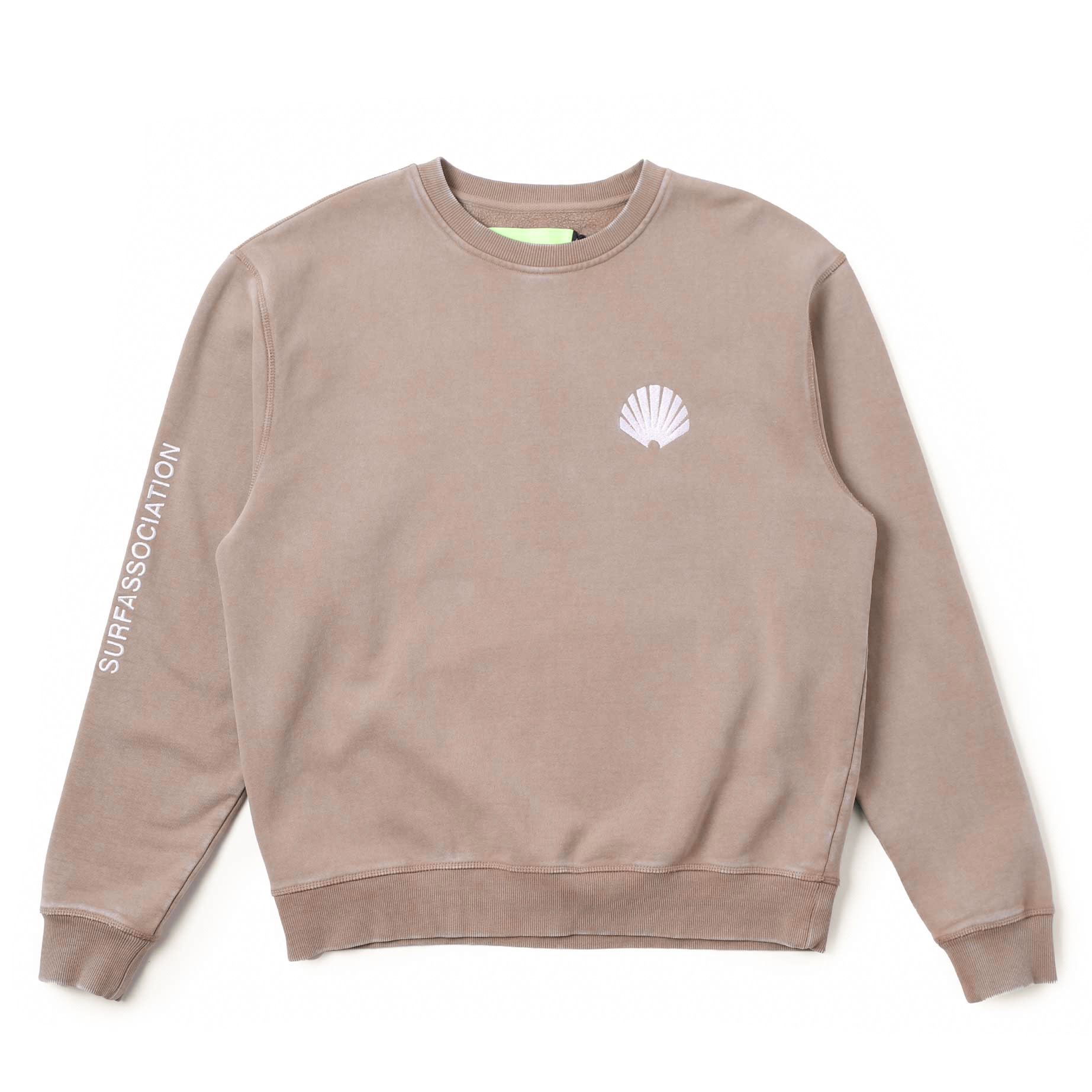 New Amsterdam Surf Association Logo Sweat Beige - DIV. Amsterdam