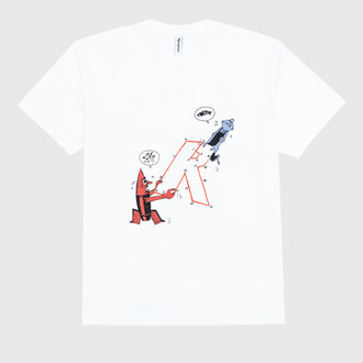 Reception Reception S/S Tee Dots White Reception Reception S/S Tee Dots White