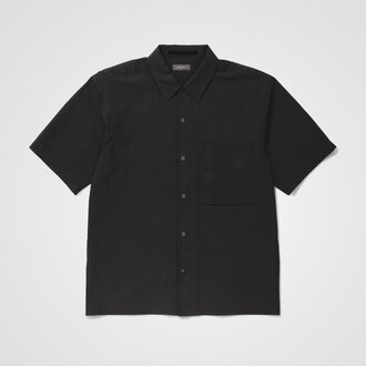 Norse Projects Norse Projects S/S Carsten Travel Light Shirt Black Norse Projects Norse Projects S/S Carsten Travel Light Shirt Black