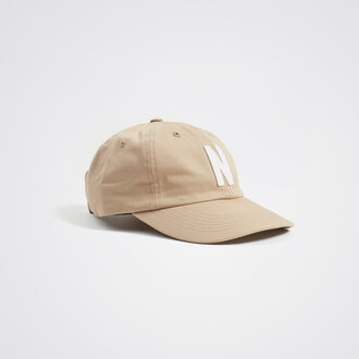 Norse Projects Norse Projects Felt N Twill Sports Cap Utility Khaki