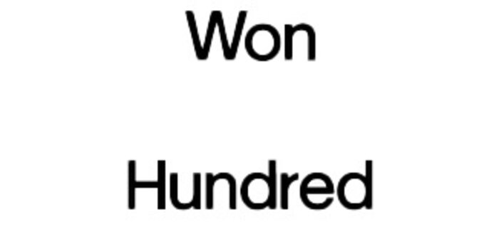 Won Hundred