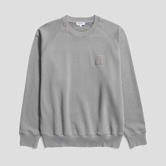 Norse Projects Norse Projects Marten Relaxed Organic Raglan Weather Grey Norse Projects Norse Projects Marten Relaxed Organic Raglan Weather Grey