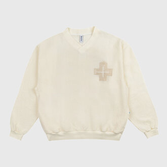 Reception Reception Foot Cashmere Sweat Butterwhite Reception Reception Foot Cashmere Sweat Butterwhite