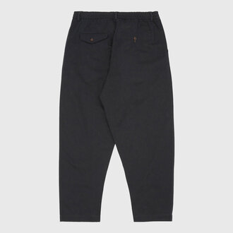 Universal Works Universal Works Pleated Track Pant Black Twill Universal Works Universal Works Pleated Track Pant Black Twill