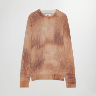 NN07 NN07 Linen Print Knit 6689 Brown Print NN07 NN07 Linen Print Knit 6689 Brown Print