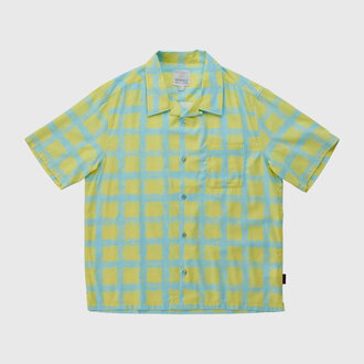 Gramicci Gramicci Checkered Rayon Shirt Glow Gramicci Gramicci Checkered Rayon Shirt Glow