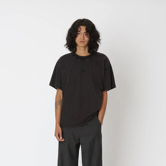 Won Hundred Won Hundred Staff Boxy Tee Washed Black