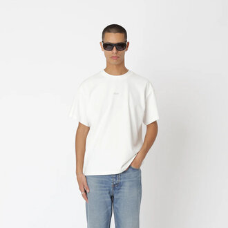 Won Hundred Won Hundred Staff Boxy Tee Washed White