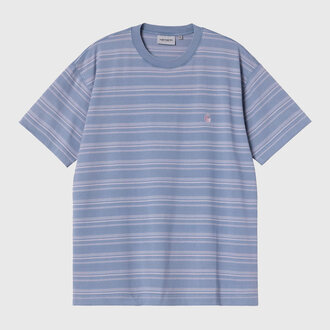 Carhartt WIP Carhartt WIP S/S Brodine T-shirt Sorrent Indigo Stripe