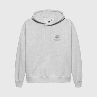 New Amsterdam Surf Association New Amsterdam Surf Association Logo Hoodie Ash/ Teal