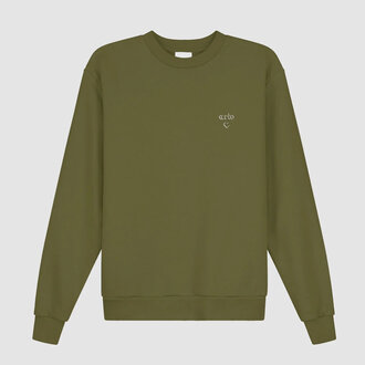 Arte Arte Heart Crewneck Green Arte Arte Heart Crewneck Green
