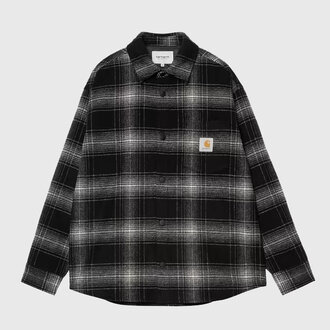 Carhartt WIP Carhartt WIP Brennan Shirt Jac Check Black/ Wax Carhartt WIP Carhartt WIP Brennan Shirt Jac Check Black/ Wax
