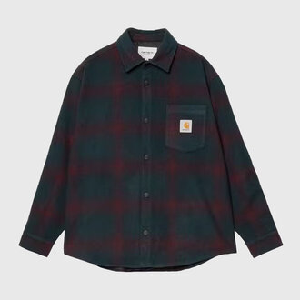Carhartt WIP Carhartt WIP Brennan Shirt Jac Deep Lagoon/ Rondo Carhartt WIP Carhartt WIP Brennan Shirt Jac Deep Lagoon/ Rondo