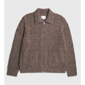 Norse Projects Norse Projects Erik Donagal Diamond Jacket Seal Brown Norse Projects Norse Projects Erik Donagal Diamond Jacket Seal Brown