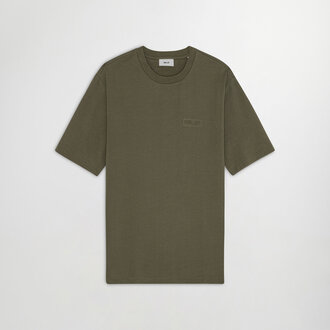 NN07 NN07 Nat Logo Tee 3457 Dark Army