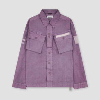 OAMC Peacemaker Peacemaker OAMC Peacemaker Military Cargo Shirt Lilac OAMC Peacemaker Peacemaker OAMC Peacemaker Military Cargo Shirt Lilac