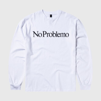 No Problemo No Problemo Longsleeve T-Shirt White