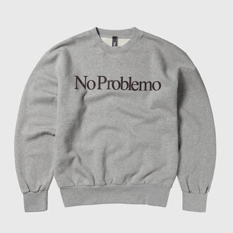 No Problemo No Problemo Sweatshirt Grey Marl