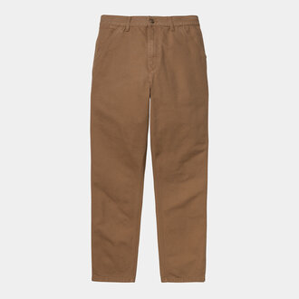 Carhartt WIP Carhartt WIP Single Knee Pant Hamilton Brown Rinsed Carhartt WIP Carhartt WIP Single Knee Pant Hamilton Brown Rinsed