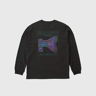 Gramicci Gramicci Trouttrail L/S Tee Vintage Black Gramicci Gramicci Trouttrail L/S Tee Vintage Black