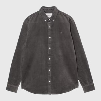 Carhartt WIP Carhartt L/S Madison Cord Shirt Graphite
