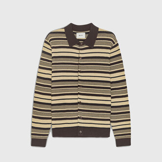 NN07 NN07 Nolan L/S Polo 60016 Dusky Port