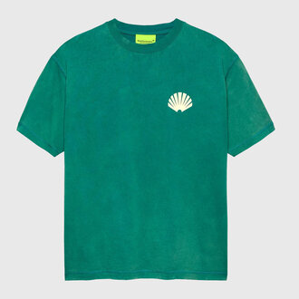 New Amsterdam Surf Association New Amsterdam Surf Association Logo Tee Sea Green / Butter Yellow