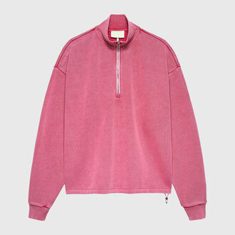 New Amsterdam Surf Association New Amsterdam Surf Association Plate Half-Zip Washed Pink