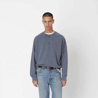 Won Hundred Won Hundred Staff Crew Washed Dark Denim