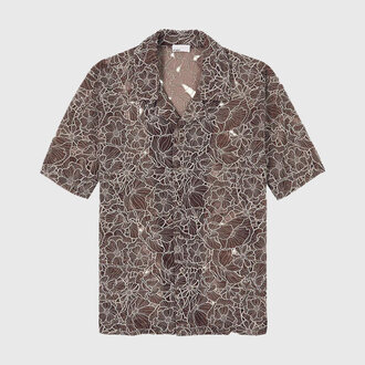 Ampére Ampère Benno S/S Shirt Tiramisu Brown