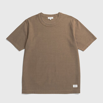 Norse Projects Norse Projects Elmelunde Organic Dry Cotton GMD T-shirt Walnut