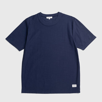 Norse Projects Norse Projects Elmelunde Organic Dry Cotton GMD T-shirt Workwear Blue